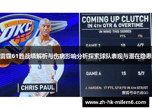 雷霆61胜战绩解析与伤病影响分析探索球队表现与潜在隐患