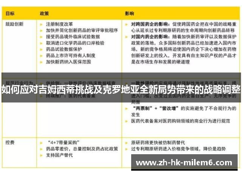 如何应对吉姆西蒂挑战及克罗地亚全新局势带来的战略调整